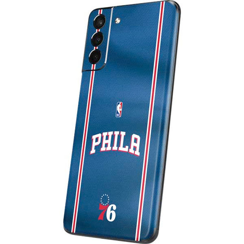NBA Philadelphia 76ers Jersey Galaxy S21 Plus 5G Skin